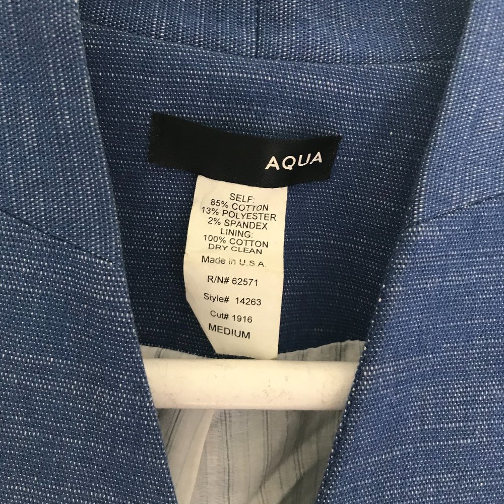 Aqua blue blazer